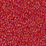 Miyuki seed beads 11/0 - Transparent red ab 11-254